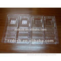 Clear plastic blister pvc food container for snack food packaging